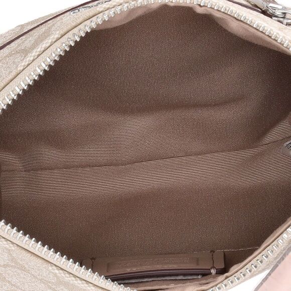 Coach Signature Rowan Bag in Beige Coated Canvas - Picture 6 of 11